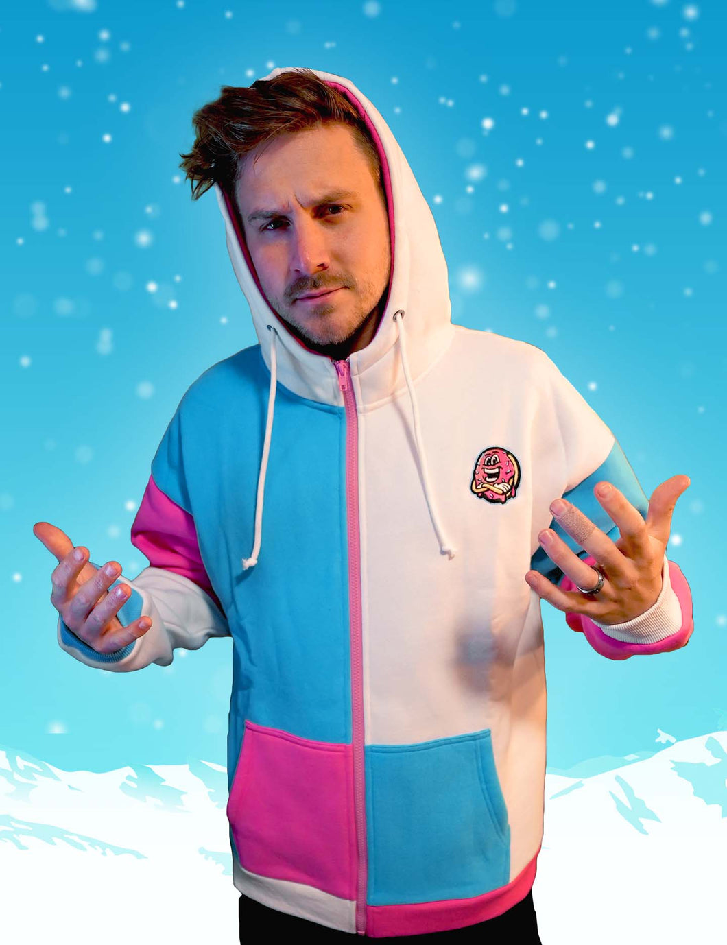 Marv Color Block Hoodie