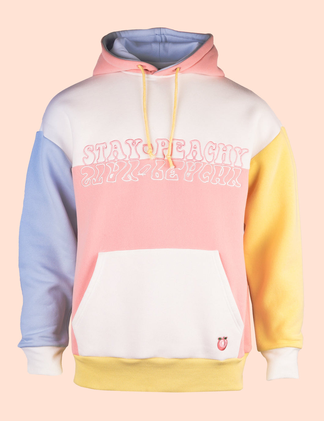 Stay Peachy Block Hoodie (Sales Samples)
