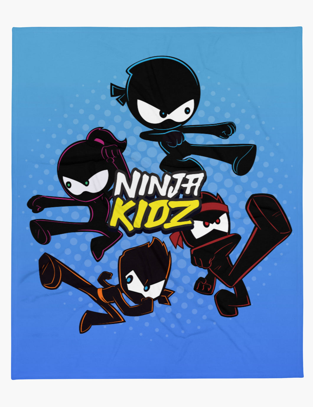 Ninja Kidz Throw Blanket