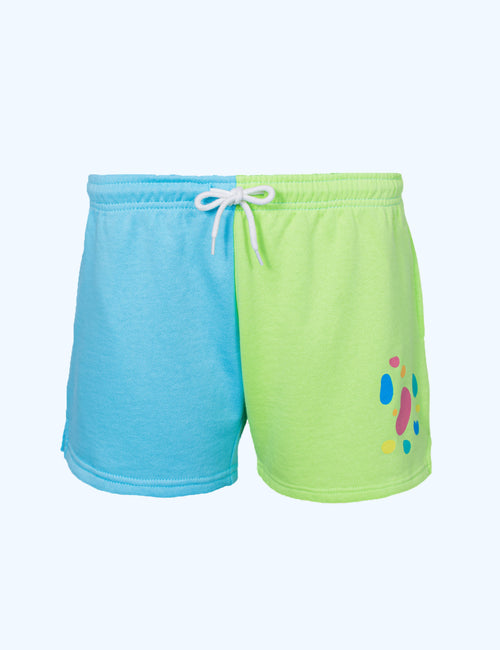 Pickle/Derp Color Block Sweat Shorts