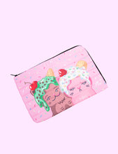 Shelly and Eustace Puffy Laptop Sleeve