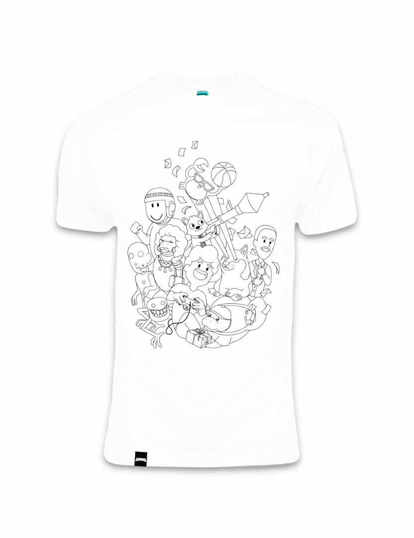 T-Shirt + Coloring Kit