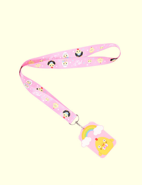 The Chicken Family Lanyard and Badge