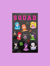 Squad Notebook + Sticker Sheet