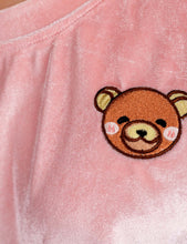 Velvet Cropped Crewneck
