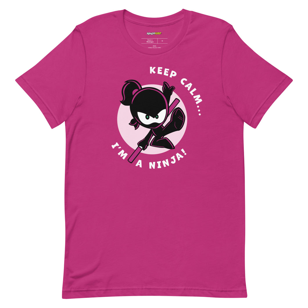 Keep Clam Ninja Kidz Unisex t-shirt